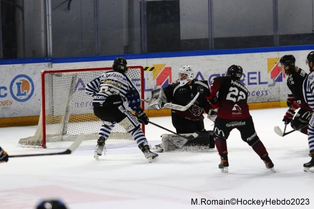 Photo hockey match Rouen - Mulhouse le 17/02/2023