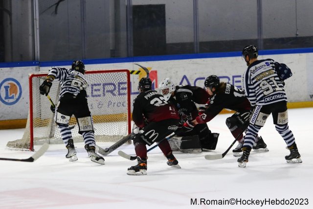Photo hockey match Rouen - Mulhouse le 17/02/2023