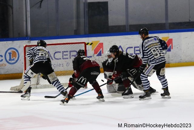 Photo hockey match Rouen - Mulhouse le 17/02/2023