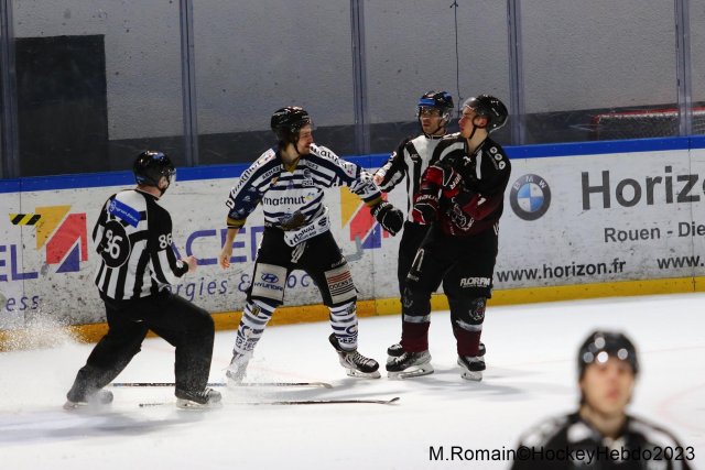 Photo hockey match Rouen - Mulhouse le 17/02/2023