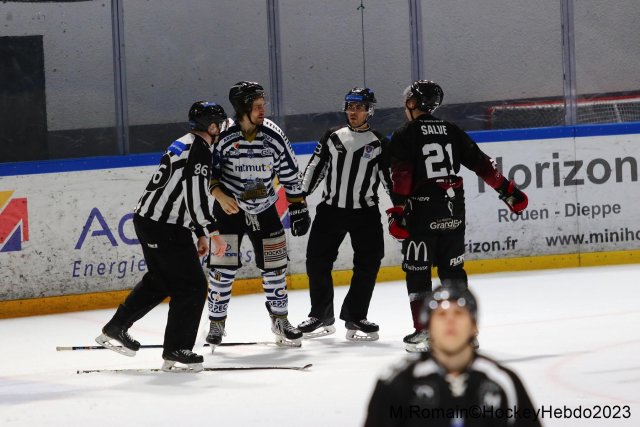 Photo hockey match Rouen - Mulhouse le 17/02/2023