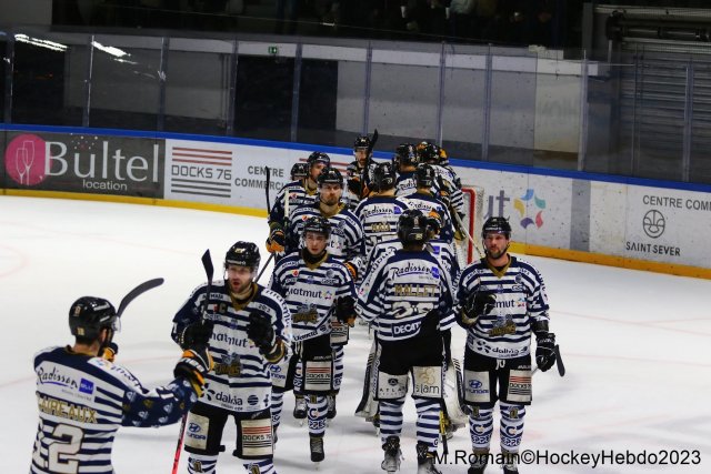 Photo hockey match Rouen - Mulhouse le 17/02/2023