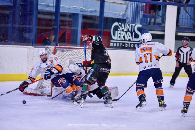 Photo hockey match Mont-Blanc - Montpellier  le 18/02/2023