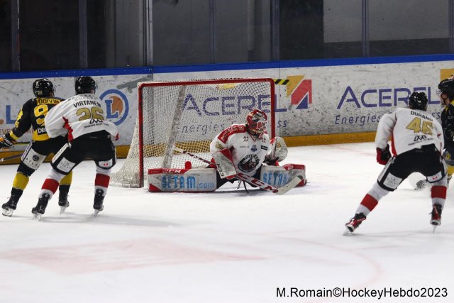 Photo hockey match Rouen - Chamonix  le 21/02/2023