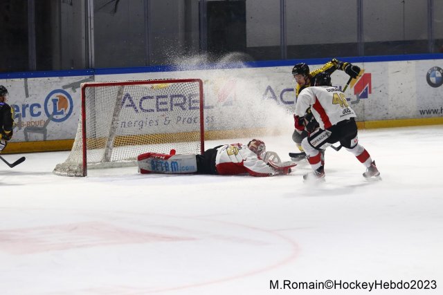 Photo hockey match Rouen - Chamonix  le 21/02/2023