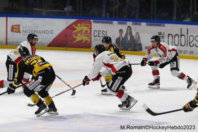 Photo hockey match Rouen - Chamonix  le 21/02/2023