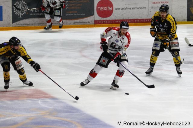 Photo hockey match Rouen - Chamonix  le 21/02/2023