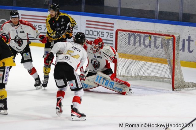 Photo hockey match Rouen - Chamonix  le 21/02/2023