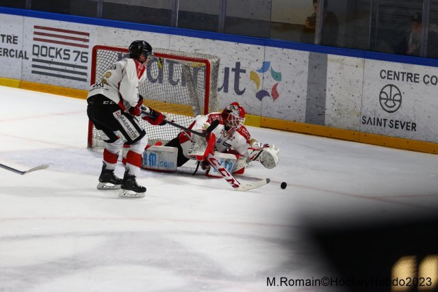 Photo hockey match Rouen - Chamonix  le 21/02/2023