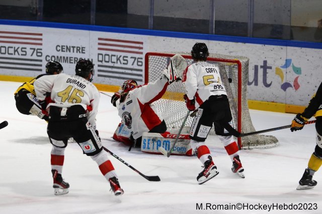 Photo hockey match Rouen - Chamonix  le 21/02/2023