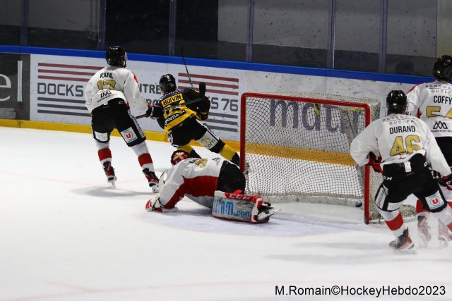 Photo hockey match Rouen - Chamonix  le 21/02/2023
