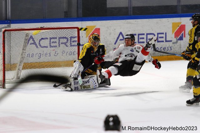Photo hockey match Rouen - Chamonix  le 21/02/2023