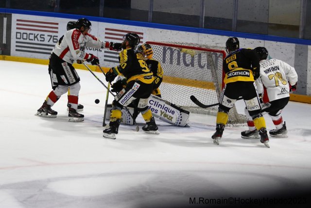 Photo hockey match Rouen - Chamonix  le 21/02/2023