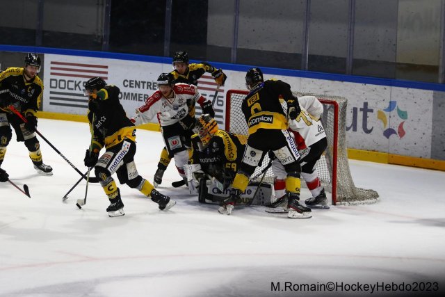 Photo hockey match Rouen - Chamonix  le 21/02/2023