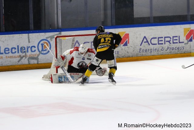 Photo hockey match Rouen - Chamonix  le 21/02/2023