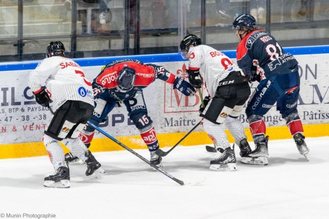 Photo hockey match Angers  - Amiens  le 21/02/2023