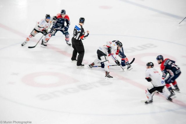 Photo hockey match Angers  - Amiens  le 21/02/2023