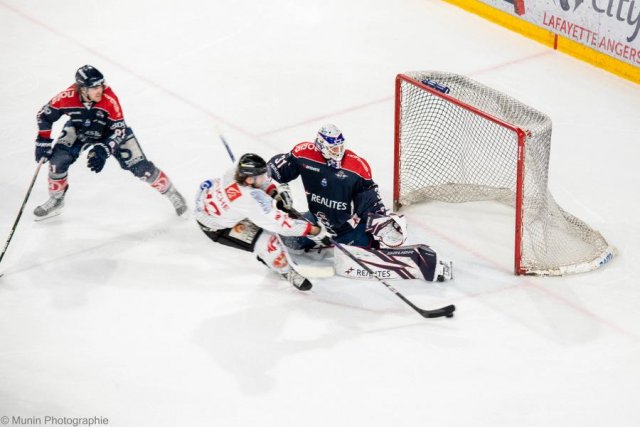 Photo hockey match Angers  - Amiens  le 21/02/2023