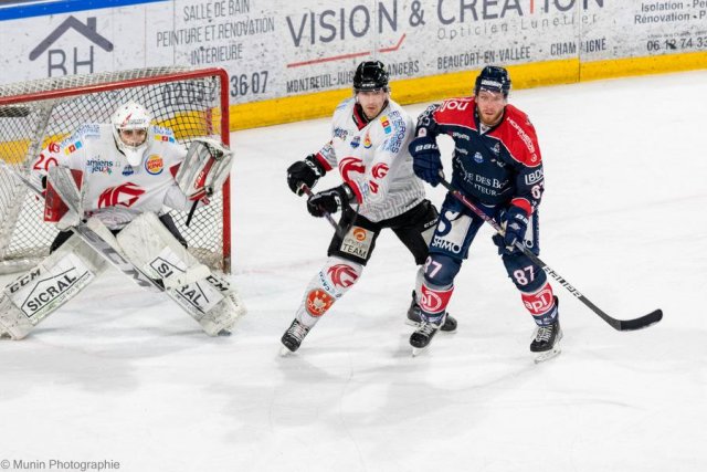 Photo hockey match Angers  - Amiens  le 21/02/2023