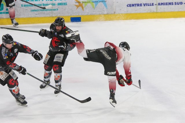 Photo hockey match Amiens  - Mulhouse le 24/02/2023