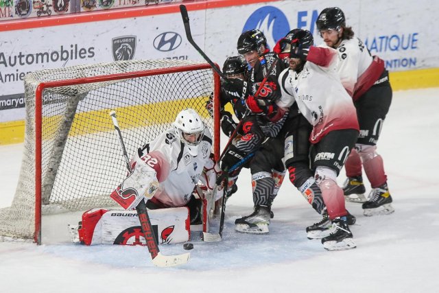 Photo hockey match Amiens  - Mulhouse le 24/02/2023