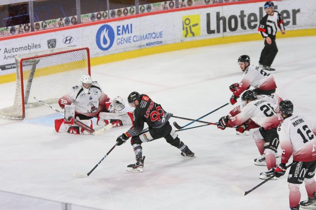 Photo hockey match Amiens  - Mulhouse le 24/02/2023