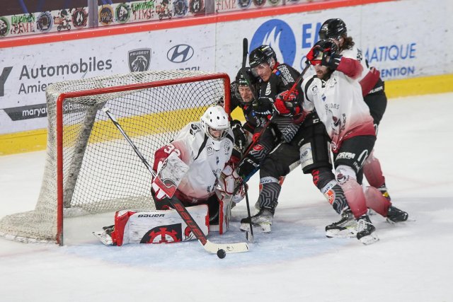 Photo hockey match Amiens  - Mulhouse le 24/02/2023
