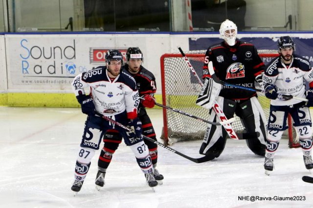 Photo hockey match Nice - Angers  le 24/02/2023