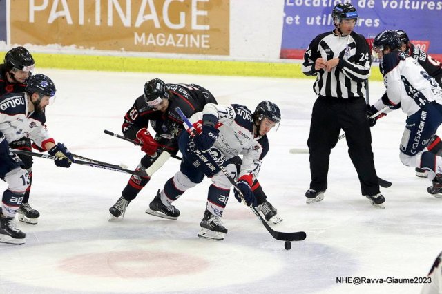 Photo hockey match Nice - Angers  le 24/02/2023