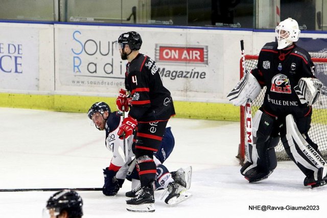 Photo hockey match Nice - Angers  le 24/02/2023