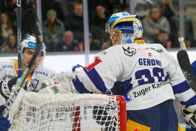 Photo hockey match Zürich - Zug le 26/02/2023
