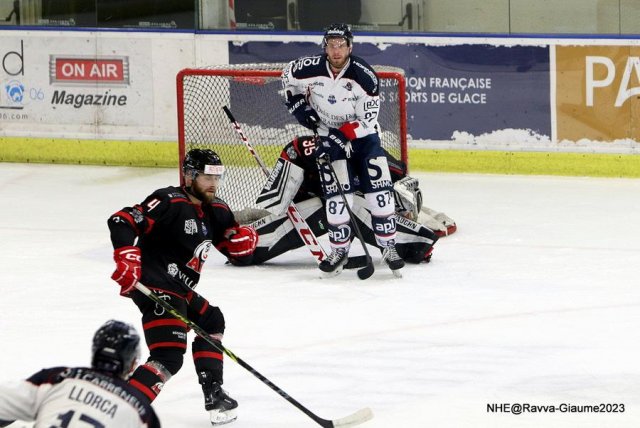 Photo hockey match Nice - Angers  le 24/02/2023