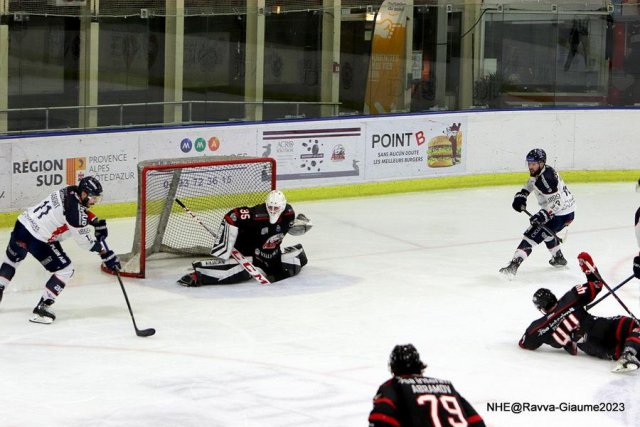 Photo hockey match Nice - Angers  le 24/02/2023