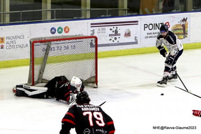Photo hockey match Nice - Angers  le 24/02/2023