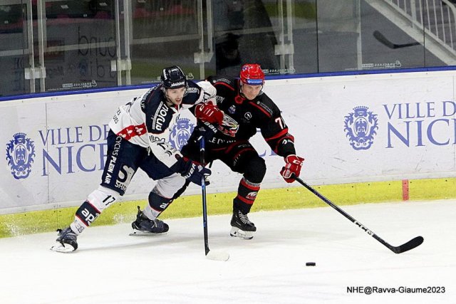 Photo hockey match Nice - Angers  le 24/02/2023