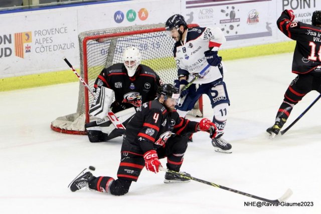 Photo hockey match Nice - Angers  le 24/02/2023