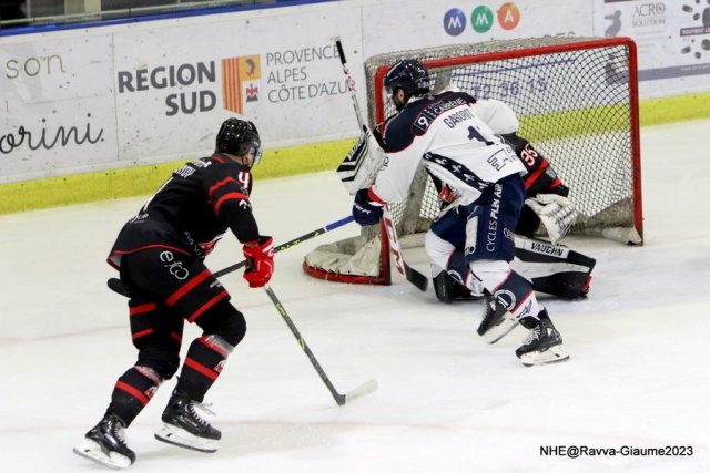 Photo hockey match Nice - Angers  le 24/02/2023