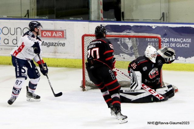 Photo hockey match Nice - Angers  le 24/02/2023