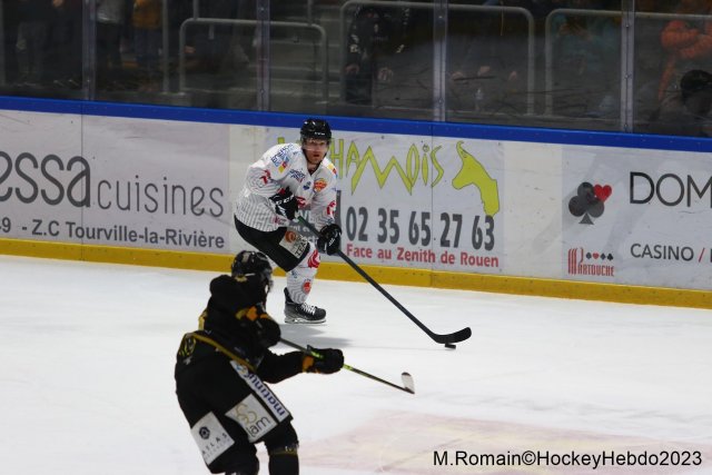 Photo hockey match Rouen - Amiens  le 28/02/2023