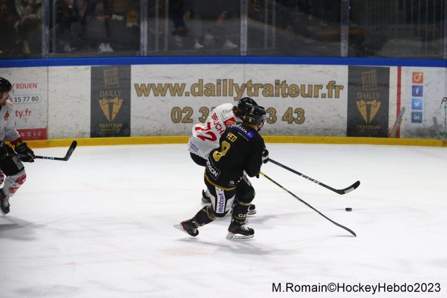 Photo hockey match Rouen - Amiens  le 28/02/2023