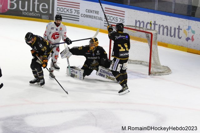 Photo hockey match Rouen - Amiens  le 28/02/2023