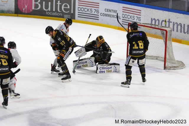 Photo hockey match Rouen - Amiens  le 28/02/2023