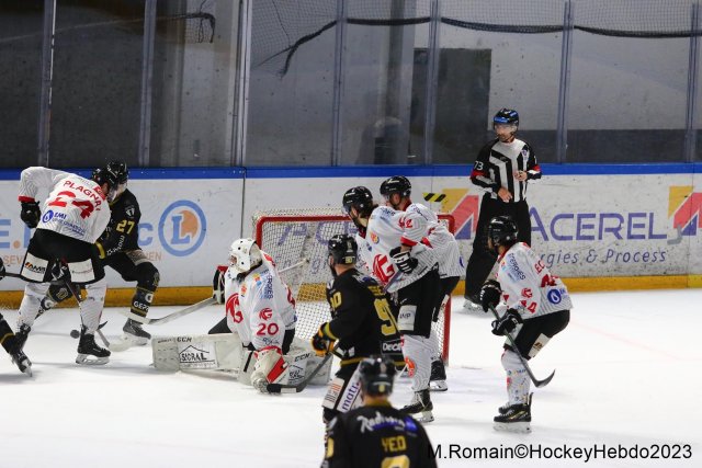 Photo hockey match Rouen - Amiens  le 28/02/2023