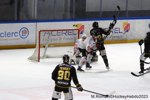Photo hockey match Rouen - Amiens  le 28/02/2023