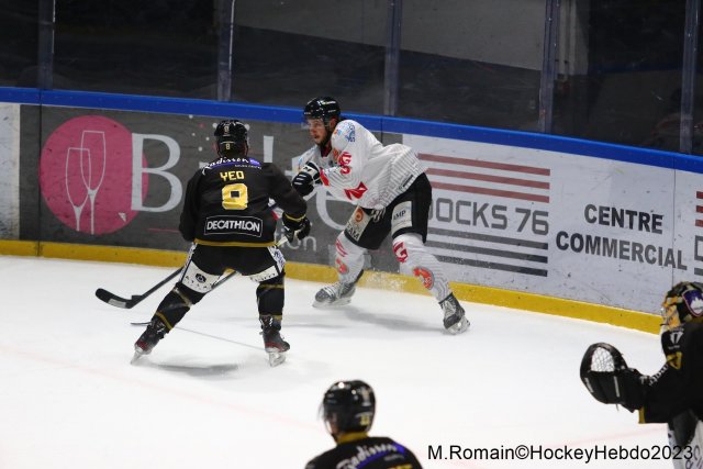 Photo hockey match Rouen - Amiens  le 28/02/2023