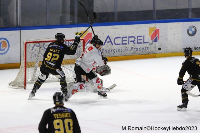 Photo hockey match Rouen - Amiens  le 28/02/2023
