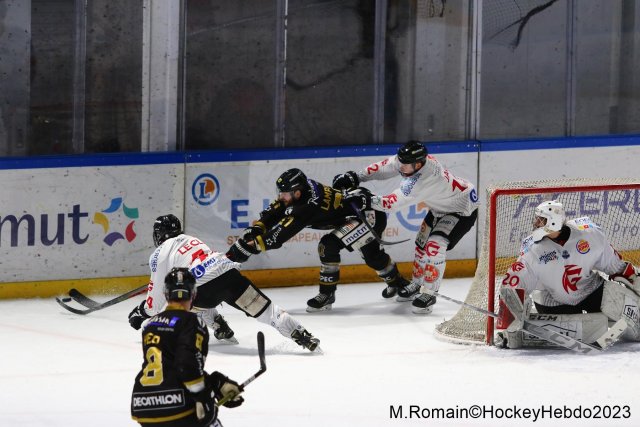 Photo hockey match Rouen - Amiens  le 28/02/2023