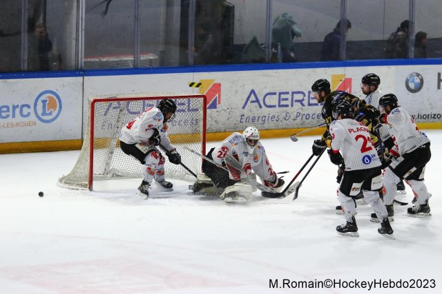 Photo hockey match Rouen - Amiens  le 28/02/2023