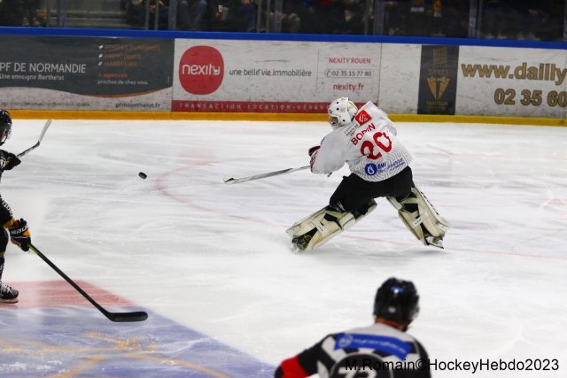 Photo hockey match Rouen - Amiens  le 28/02/2023