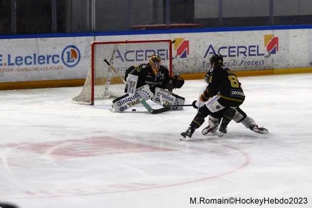 Photo hockey match Rouen - Amiens  le 28/02/2023